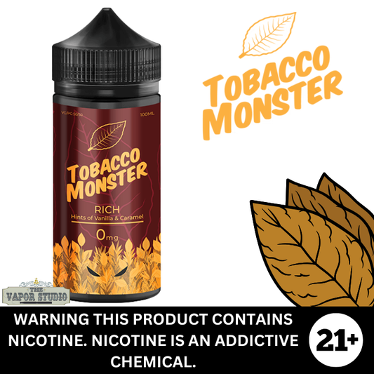 Rich Tobacco by Tobacco Monster Premium E-Liquid 100ml