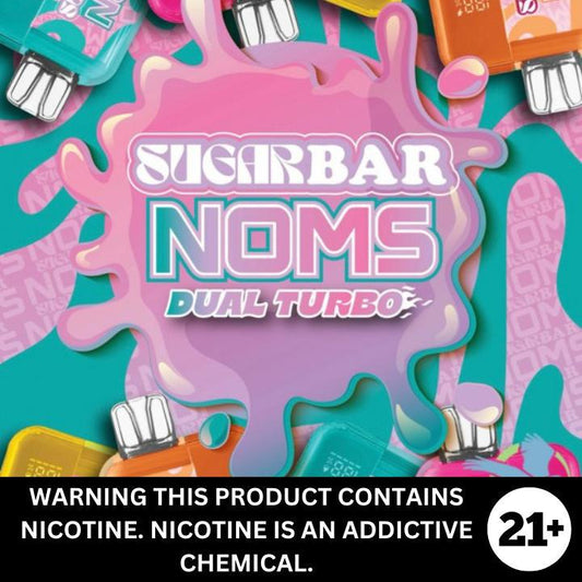 Sugar Bar x NOMS Dual Turbo 18K 5% Disposable Vape