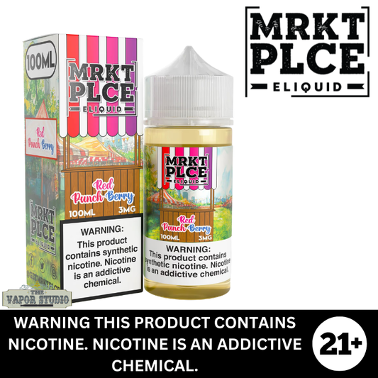 Red Punch Berry by MRKT PLCE Premium Nicotine E-Liquid 100ml