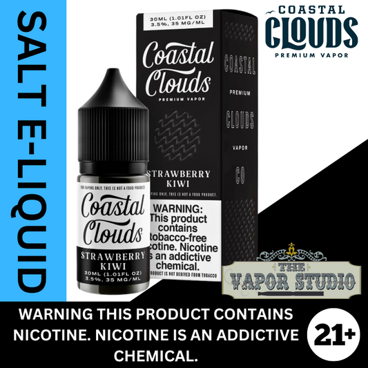 Strawberry Kiwi by Coastal Clouds - Salt Nicotine E-liquid 30ml