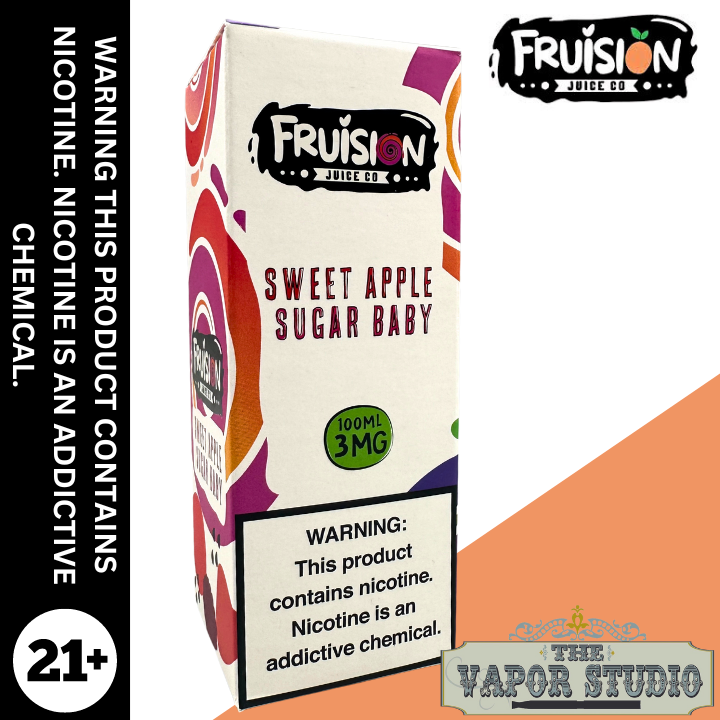 Sweet Apple Sugar Baby by Fruision E-liquid 100mL