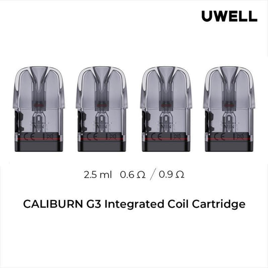 Caliburn G3 Replacement Pod 4-Pack