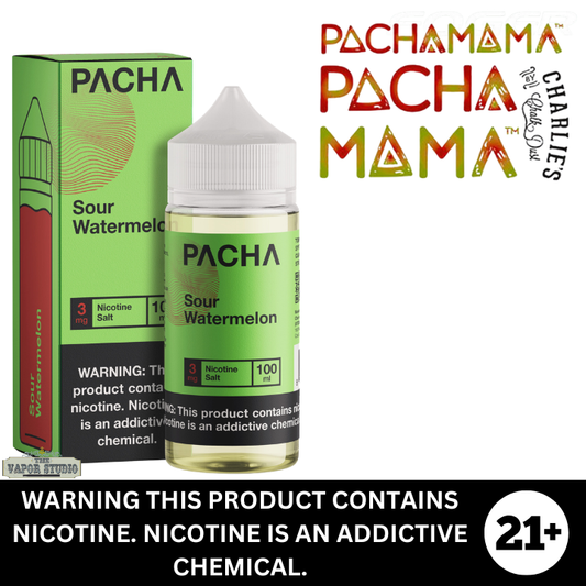 NEW* Sour Watermelon by Pacha Premium E-Liquid 100ml