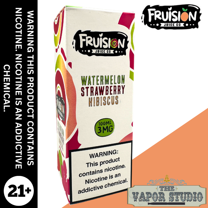 Watermelon Strawberry Hibiscus by Fruision E-liquid 100mLaus