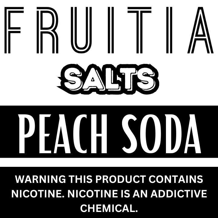 Fruitia E-Liquid - Peach Soda - 30ml Salt Nicotine