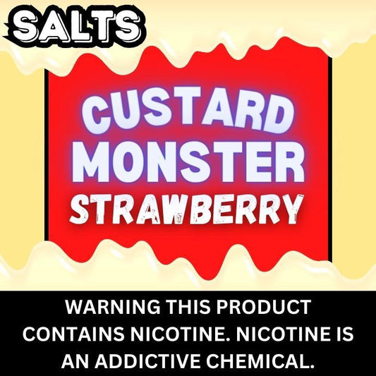 Strawberry Custard by Monster Labs - Salt Nicotine E-liquid 30ml