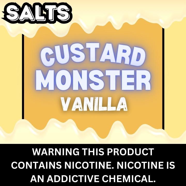 Vanilla Custard by Monster Labs Salt Nicotine E-liquid 30ml