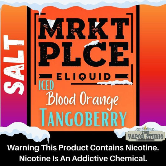 MRKT PLCE (Market Place) - ICED Blood Orange Tangoberry - 30ml Salt Nicotine