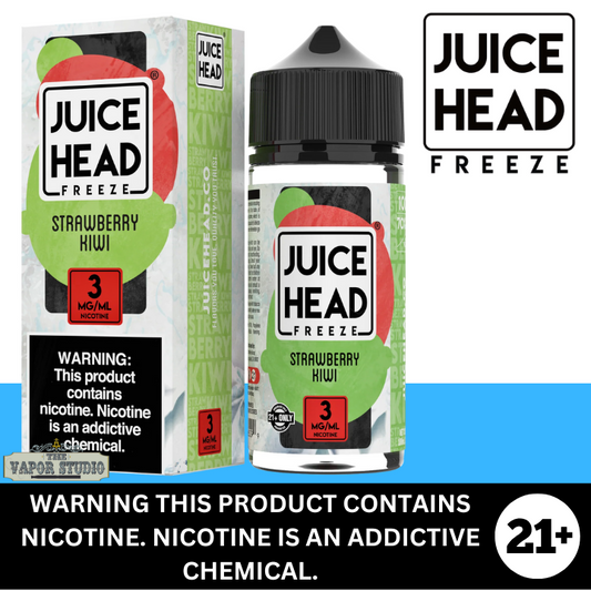 Strawberry Kiwi Freeze by Juice Head Premium E-Liquid 100ml