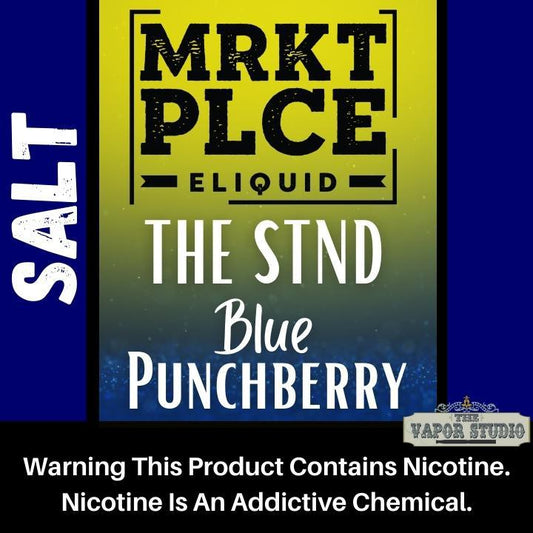 MRKT PLCE (Market Place) THE STND - Blue Punchberry - 30ml Salt Nicotine