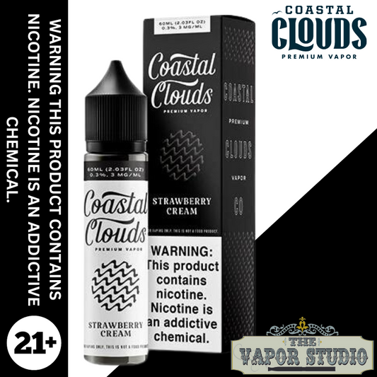 Strawberry Cream by Coastal Clouds - E-Liquid 60ML