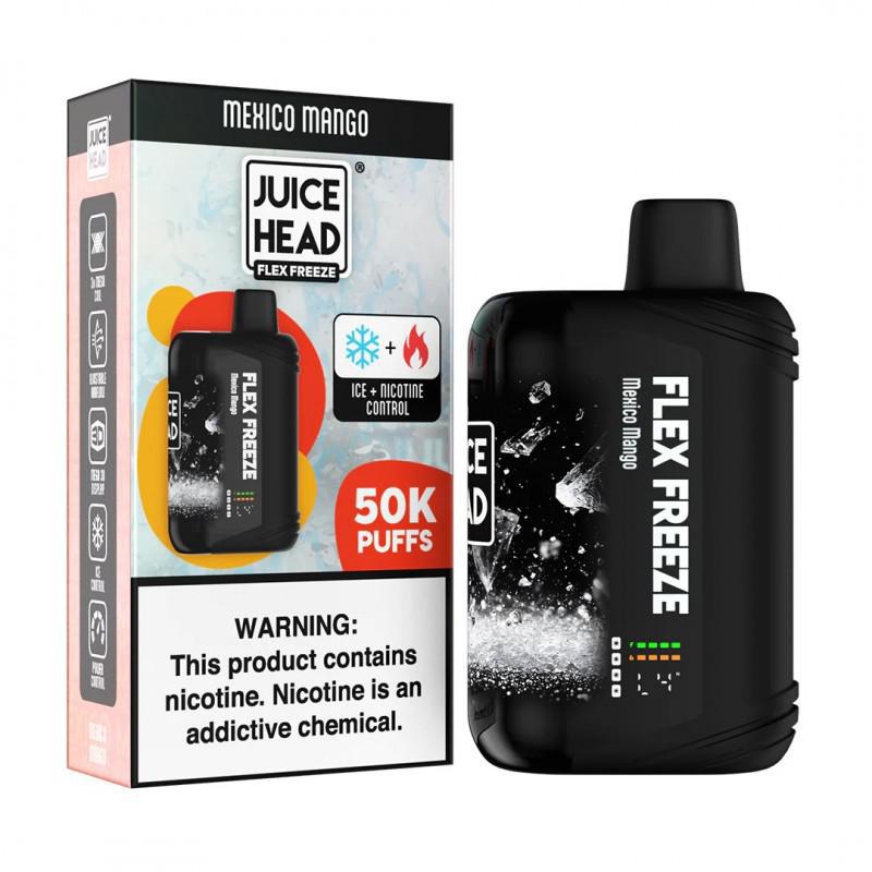 Juice Head Flex Freeze 50K Disposable Nicotine Vape 5% The Vapor Studio Austin Texas Juice Head Flex Freeze 50K Disposable Nicotine Vape 5% The Vapor Studio Austin Texas