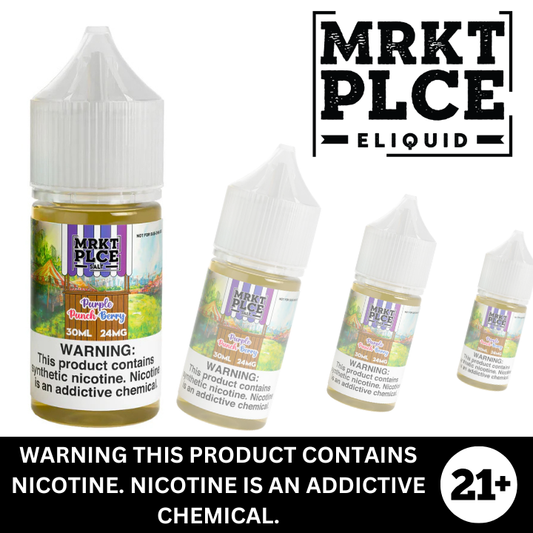 Purple Punch Berry by MRKT PLCE Premium Salt Nicotine E-Liquid 30ml