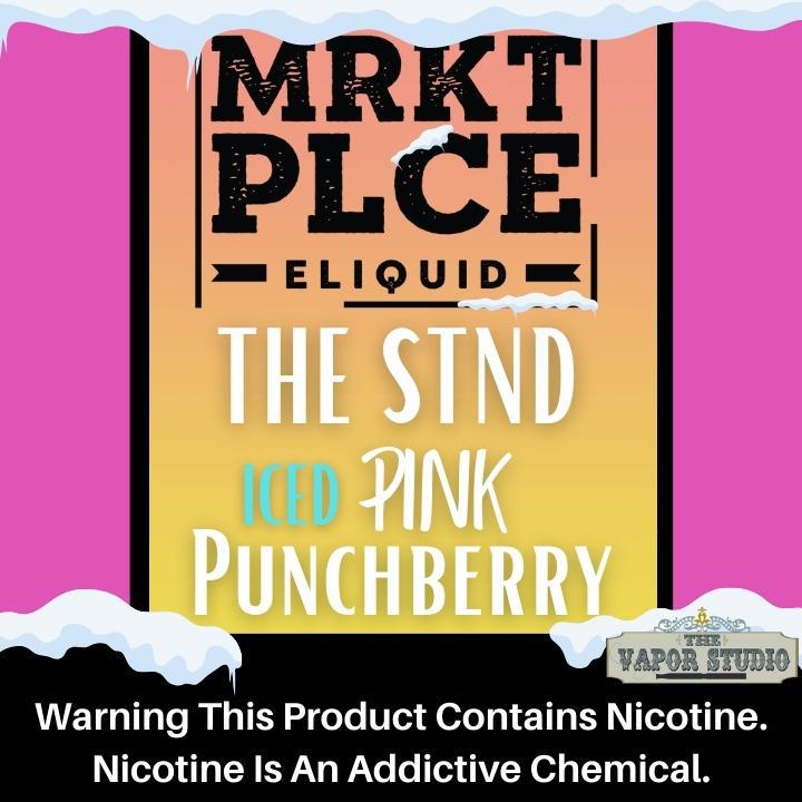 MRKT PLCE (Market Place) ICED Pink Punchberry Premium E-Liquid 100ML