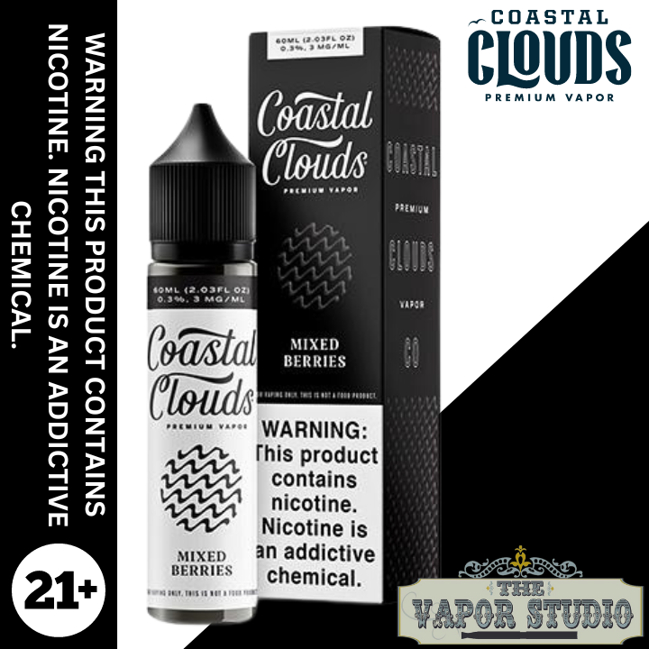 Mixed Berries by Coastal Clouds Premium E-Liquid 60ML