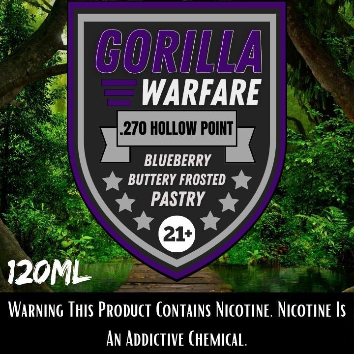 Gorilla Warfare E-Liquid | .270 Hollow Point | 120ml
