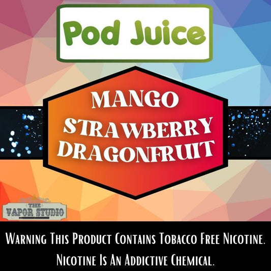 Mango Strawberry Dragonfruit by POD JUICE - E-Liquid 100ml