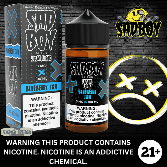Blueberry Jam by Sad Boy Premium E-Liquid 100ml