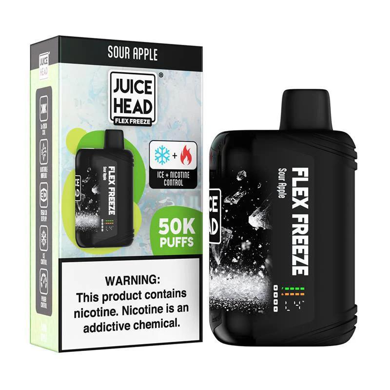 Juice Head Flex Freeze 50K Disposable Nicotine Vape 5%