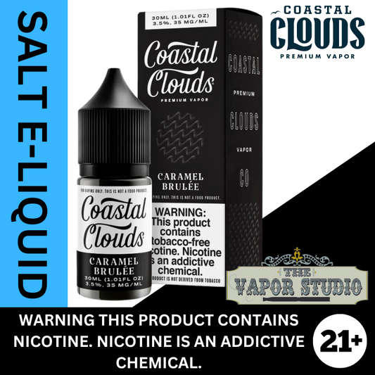 Caramel Brulee by Coastal Clouds - Salt Nicotine E-liquid 30ml