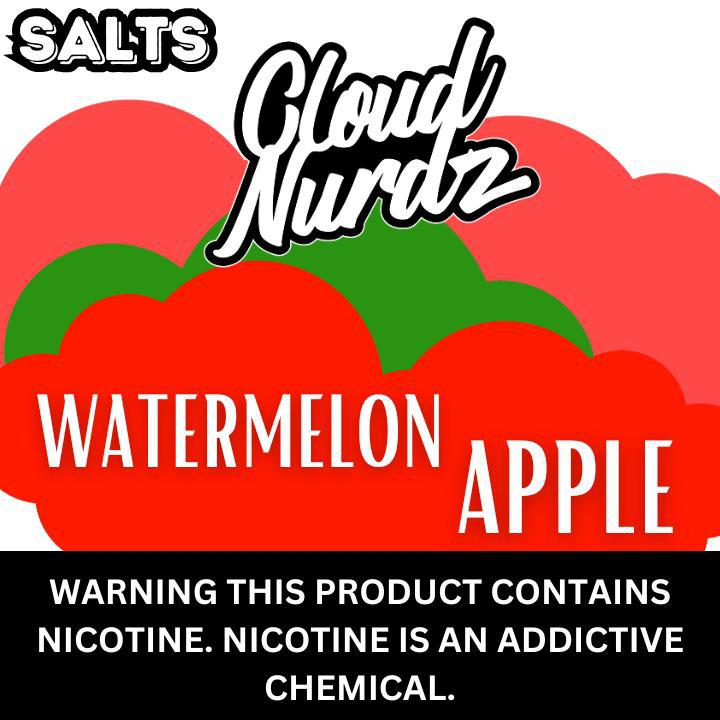Watermelon Apple by Cloud Nurdz - Salt Nicotine E-Liquid 30ml
