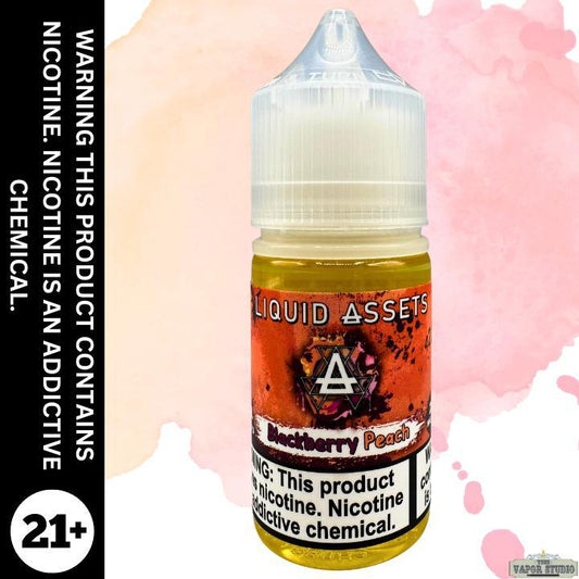 Blackberry Peach by Liquid Assets E-Liquid Salt Nicotine 30mL