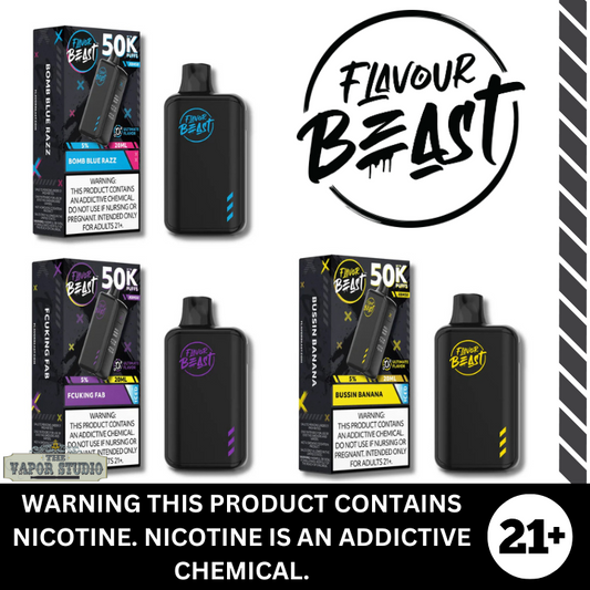 Flavor Beast XBM50 50k Disposable 5% Nicotine Vaporizer Kit