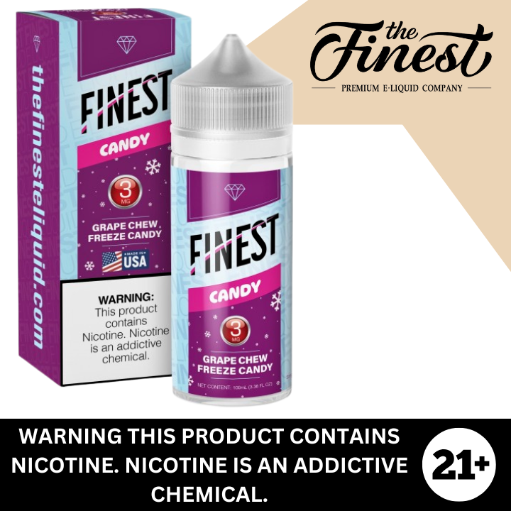 Grape Chew Freeze Candy by The Finest Premium E-Liquid 100ml