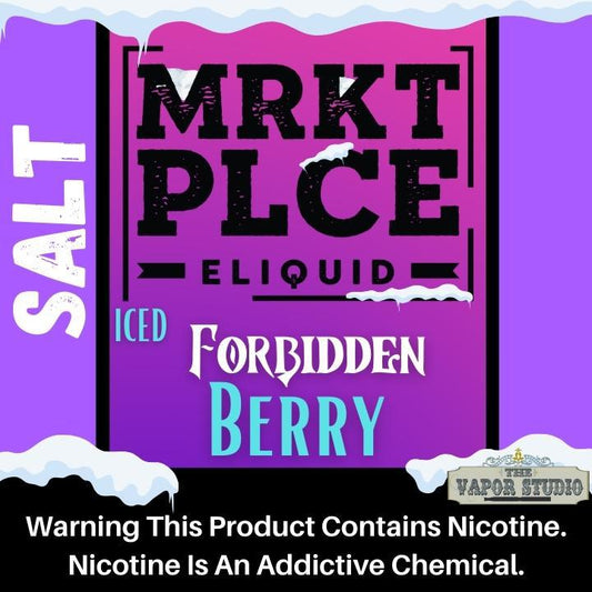 MRKT PLCE (Market Place) - Iced Forbidden Berry - 30ml Salt Nicotine