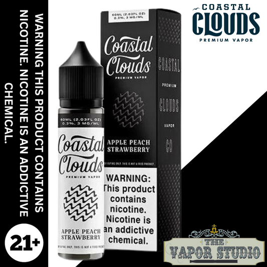 Apple Peach Strawberry by Coastal Clouds E-Liquid 60ML