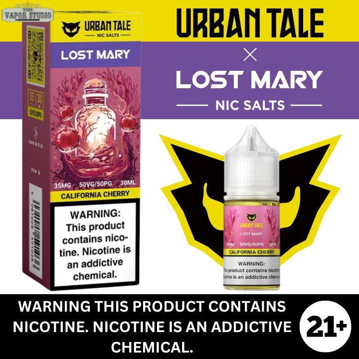 California Cherry by Urban Tale X Lost Mary - Salt Nicotine E-liquid 30ml