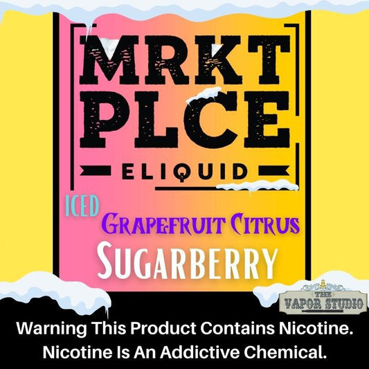MRKT PLCE (Market Place) Iced Grapefruit Citrus Sugarberry Premium E-Liquid 100ML