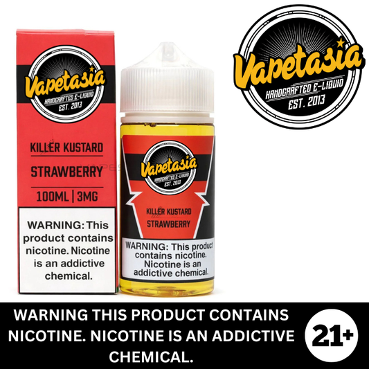 Strawberry Killer Kustard by Vapetasia Premium E-Liquid 100ml