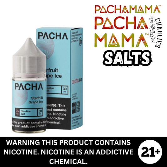 Starfruit Grape Ice By Pacha Mama Salt Nicotine E-Liquid 30ml
