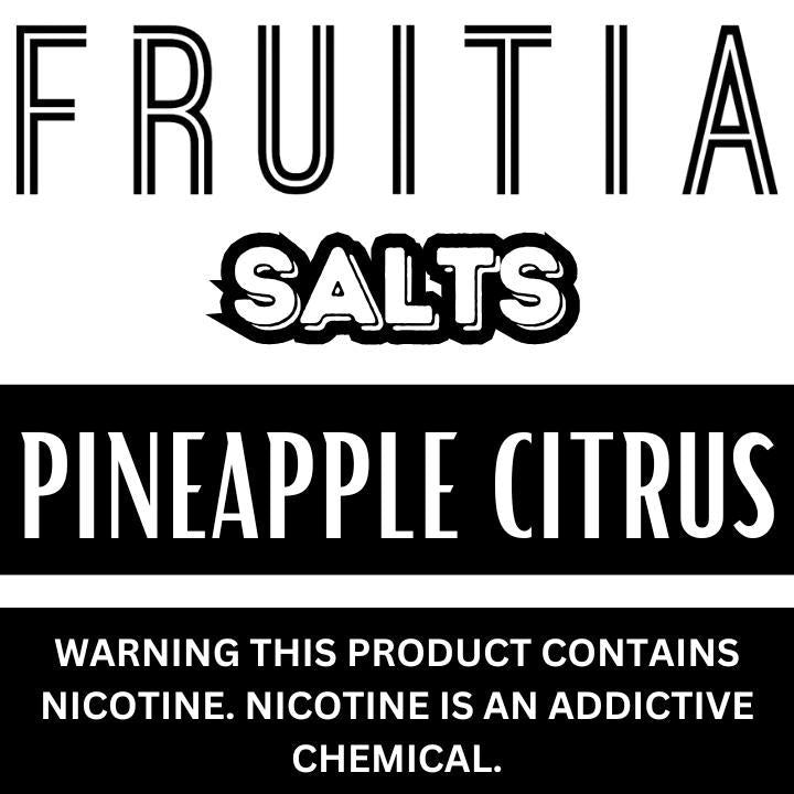 Fruitia E-Liquid - Pineapple Citrus - 30ml Salt Nicotine