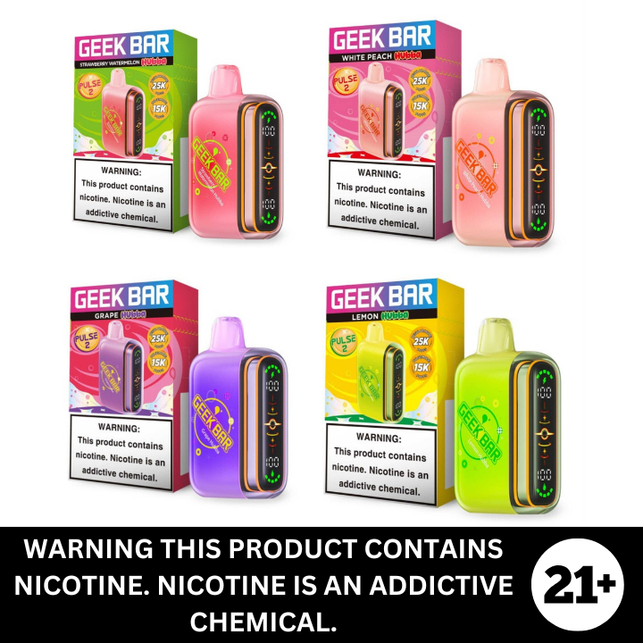 Geek Bar Pulse 2 25k 5% Salt Nicotine Disposable Vape