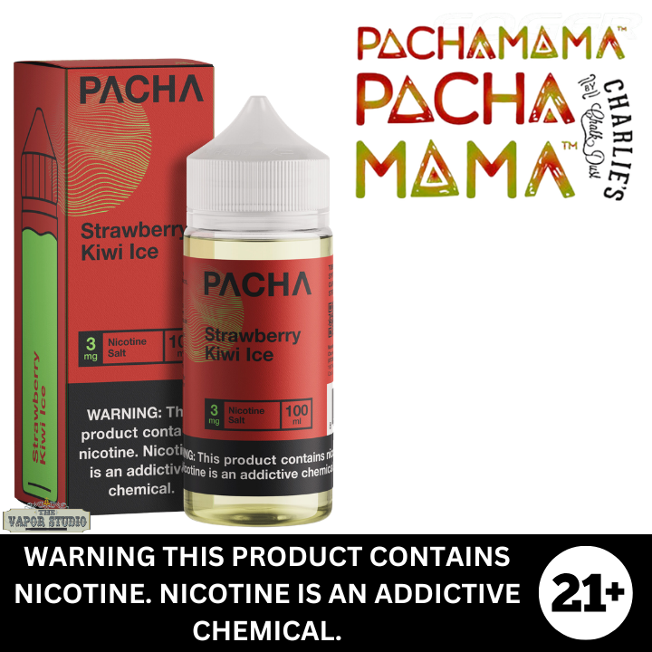 NEW* Strawberry Kiwi ICE by Pacha Premium E-Liquid 100ml