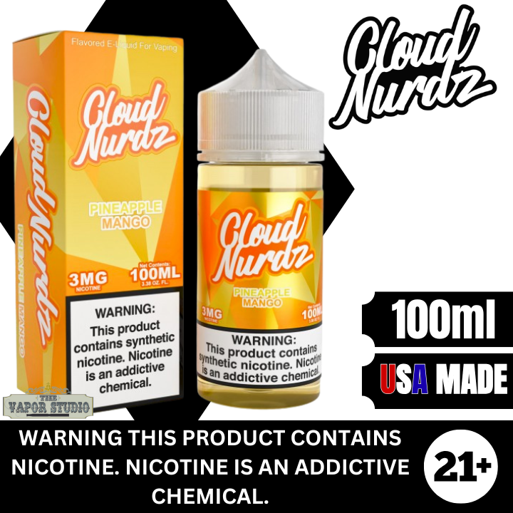 Pineapple Mango by Cloud Nurdz Premium E-Liquid 100ml