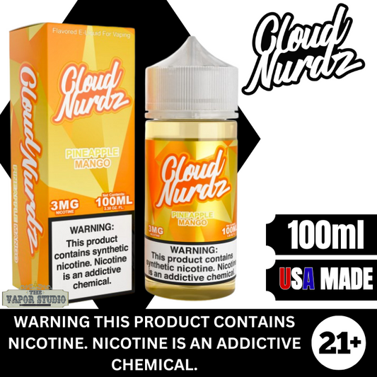 Pineapple Mango by Cloud Nurdz Premium E-Liquid 100ml