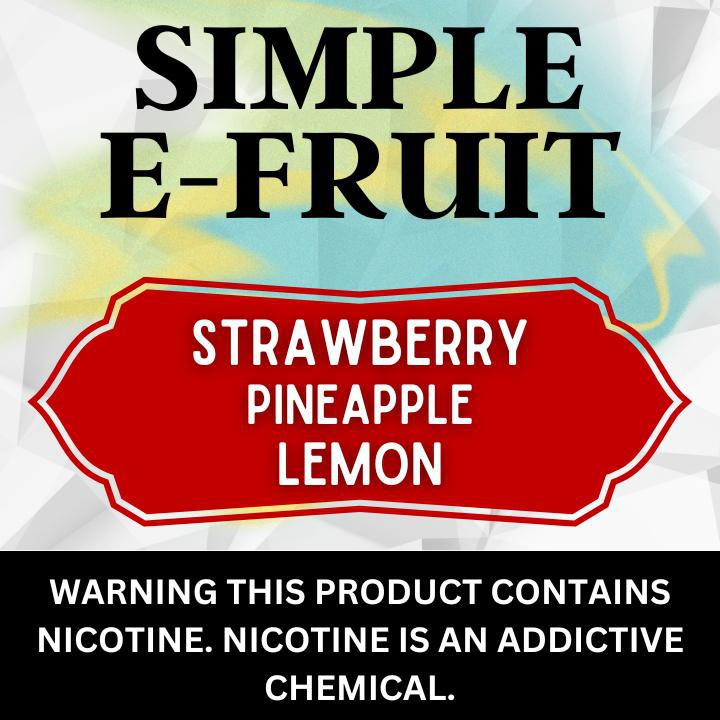 Strawberry Pineapple Lemon by Simple E-Fruit - E-Liquid 100ML