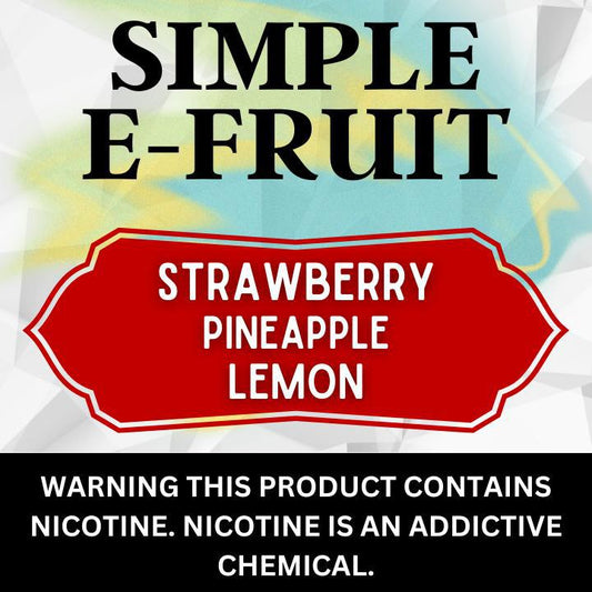 Strawberry Pineapple Lemon by Simple E-Fruit - E-Liquid 100ML