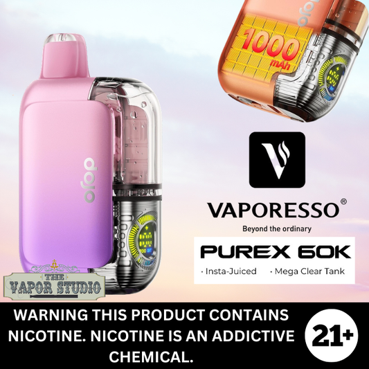 Vaporesso DOJO PUREX 60k Disposable Vape Kit 5% Salt Nicotine