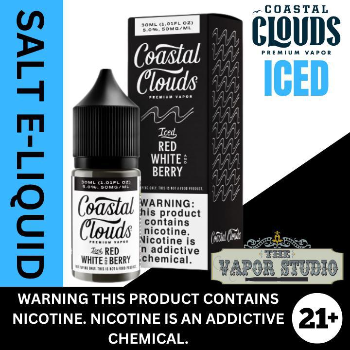 Red White Berry ICED by Coastal Clouds - Salt Nicotine E-liquid 30ml