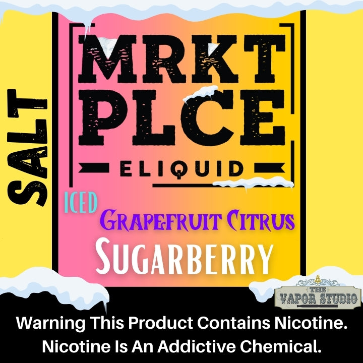 MRKT PLCE (Market Place) - Iced Grapefruit Citrus Sugarberry - 30ml Salt Nicotine