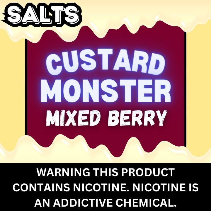 Mixed Berry Custard Premium Salt Nicotine 30ml
