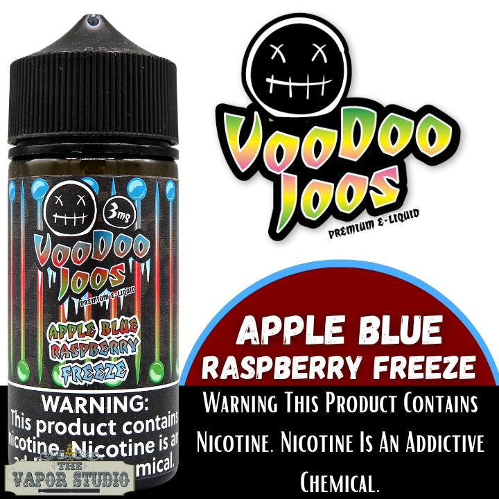 ICED Apple Blue Raspberry by Voodoo Juice - E-Liquid 100ML