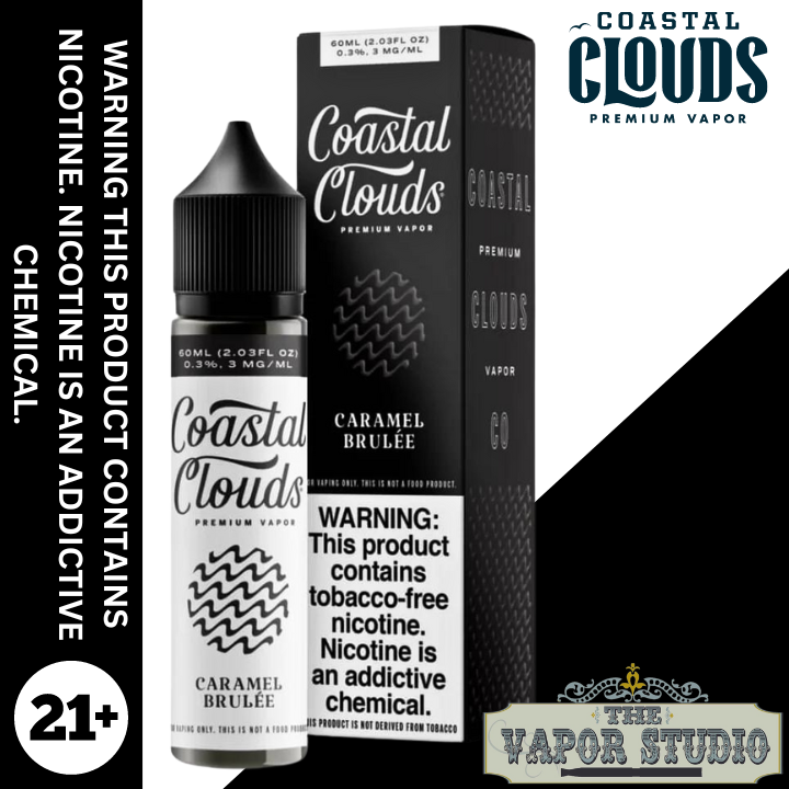 Caramel Brulee by Coastal Clouds - E-Liquid 60ML