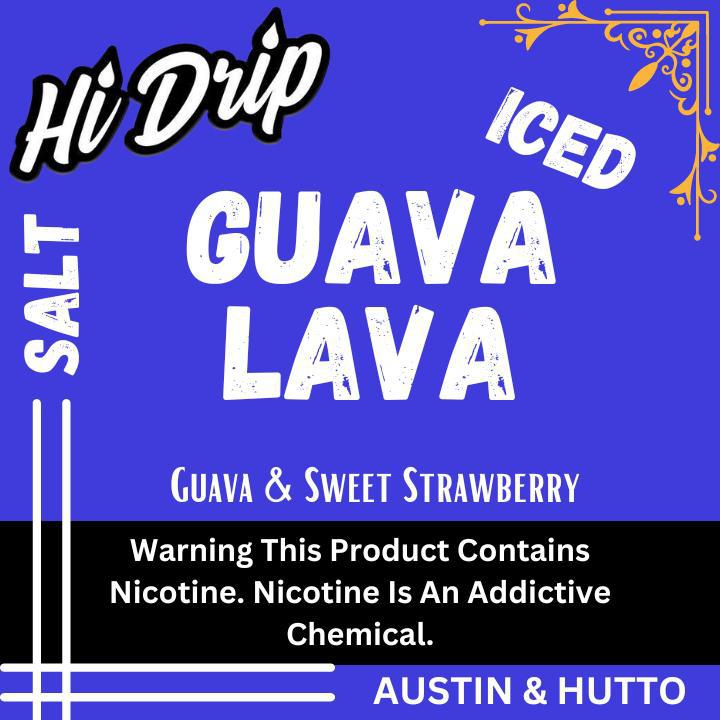 Hi-Drip Guava Lava ICED Premium Salt Nicotine 30ML