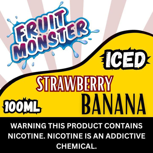 Frozen Fruit Monster Strawberry Banana Eliquid 100ML