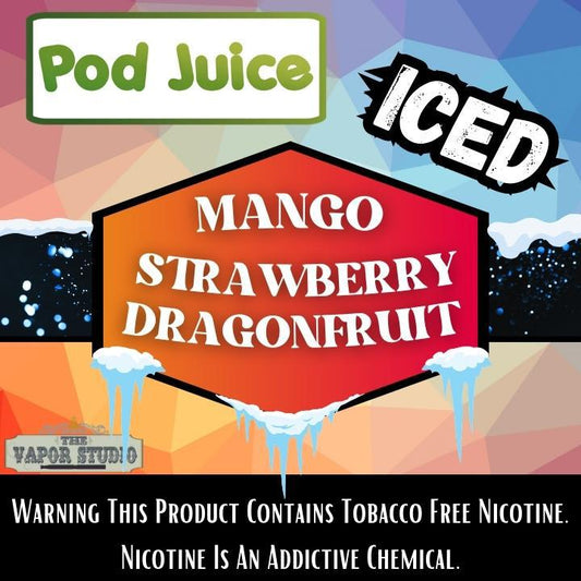 Mango Strawberry Dragonfruit Freeze by POD JUICE - E-Liquid 100ml